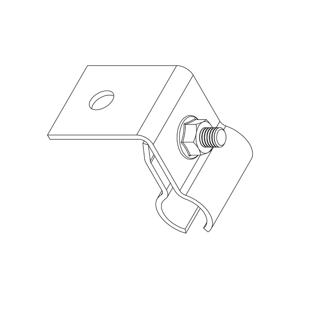 K2-Systems Solid Round Seam Clamp - 2001853