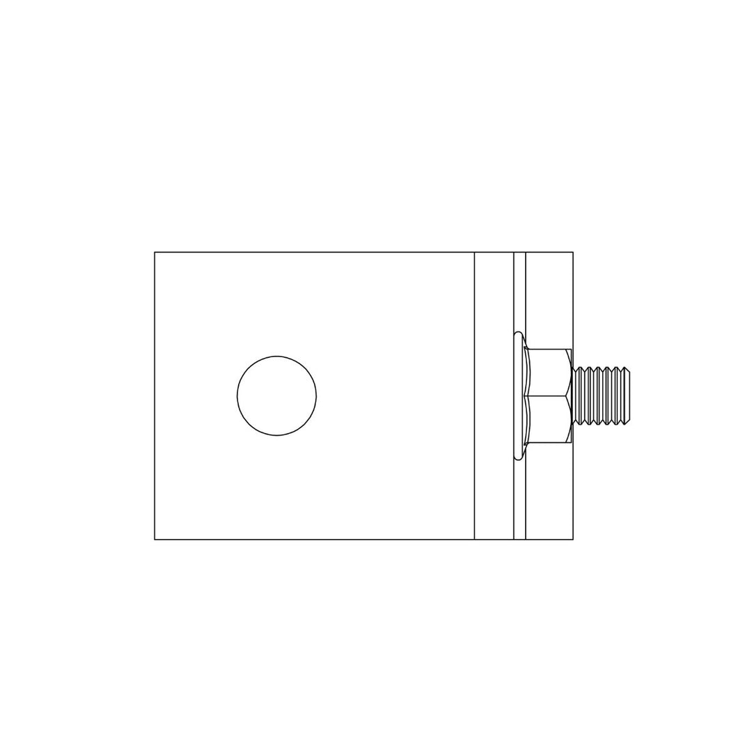 K2-Systems Solid Round Seam Clamp - 2001853