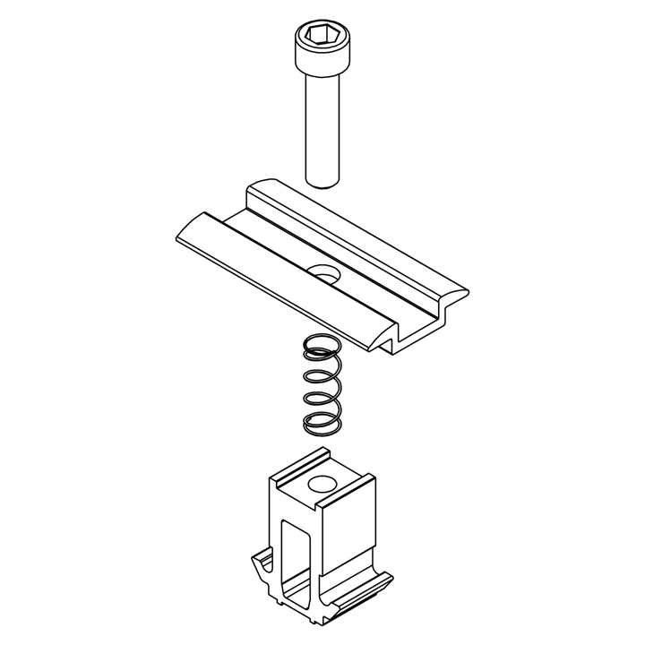 K2-Systems Dome Middle Clamp 30-50mm - 2002609