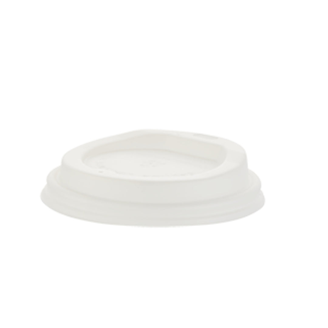 Green Home 500ml Compostable White Hot Cup Lid