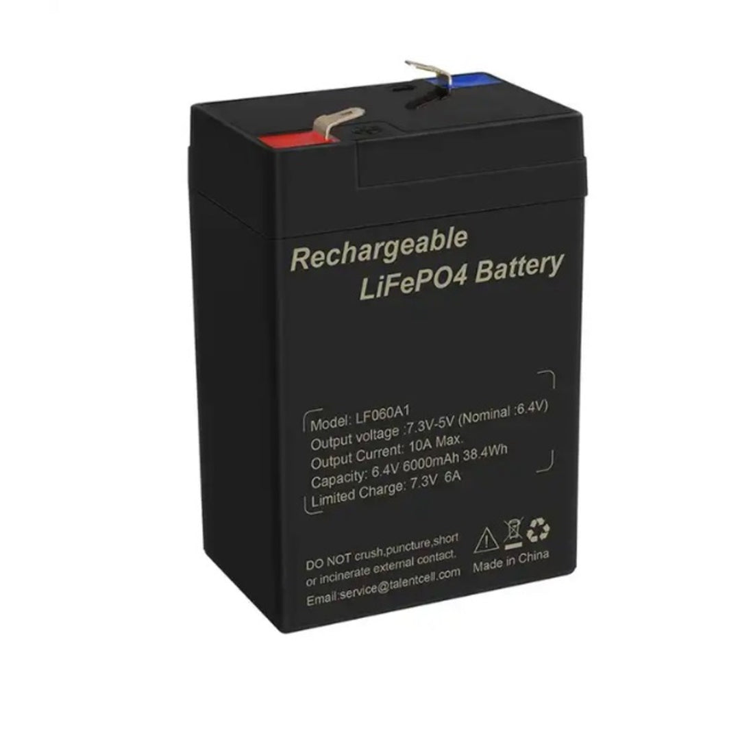 Red Pole Energy 6V 4Ah 26Wh Magneto Replacement LiFeP04 Battery