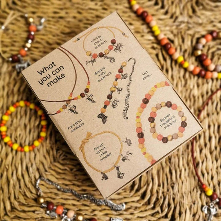 African Wooden Bead Kit