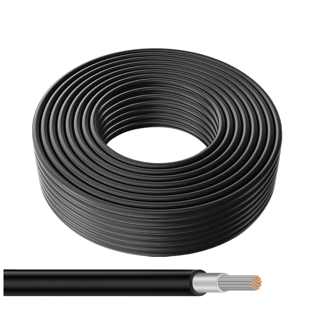 Sustainable 4mm² Black Double Insulated Halogen Free Solar Cable