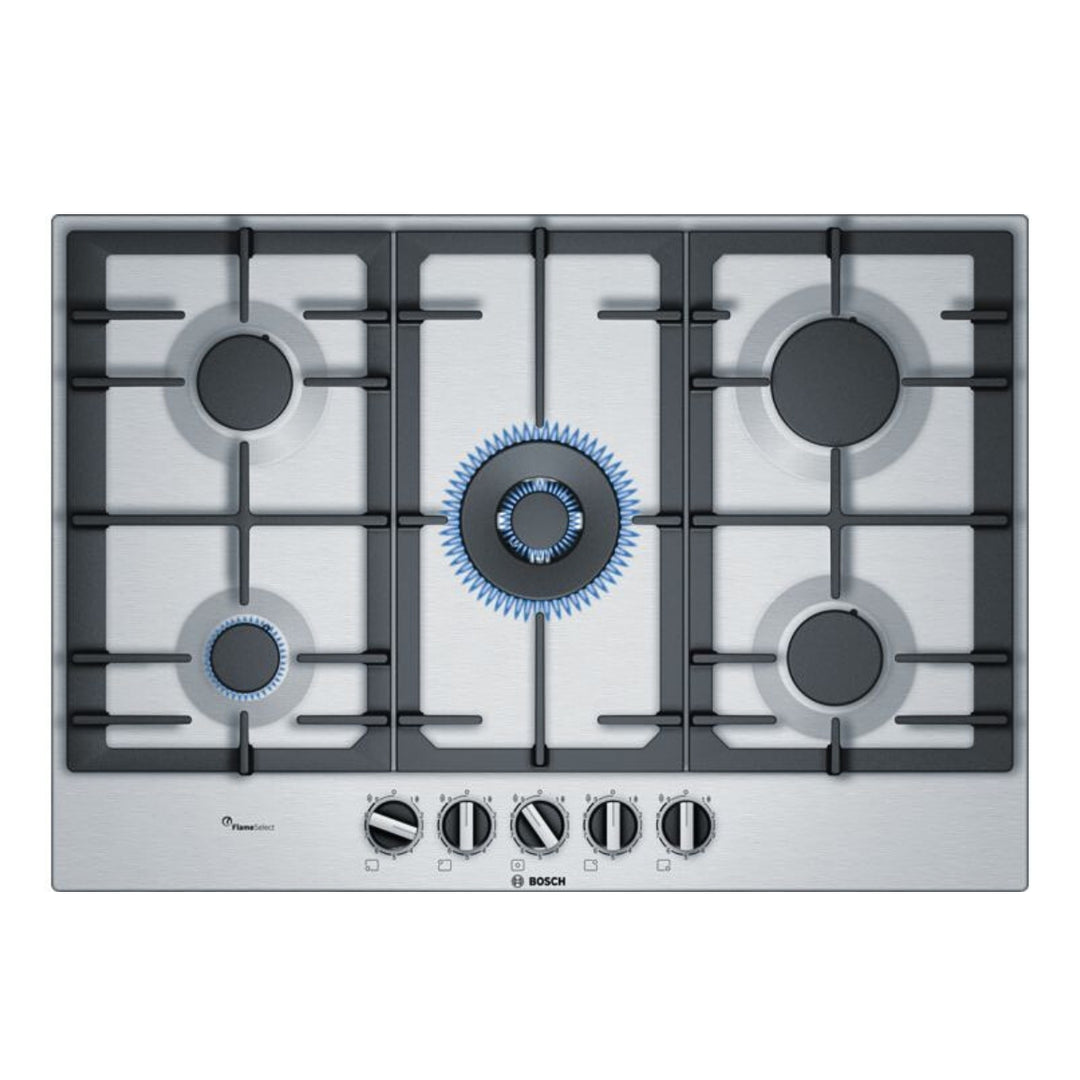 Bosch 75cm Gas Hob with Wok Burner