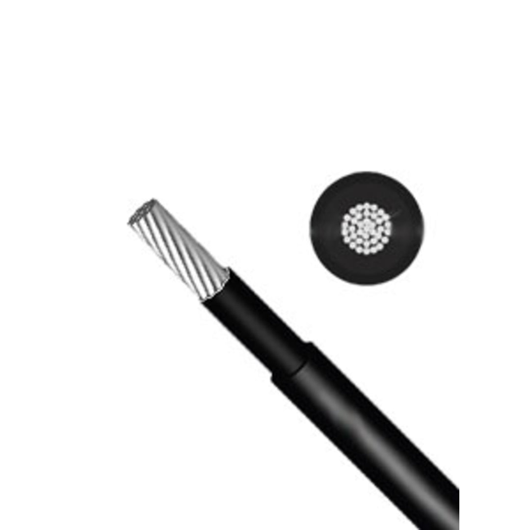 Single Core 25mm² HV DC cable 1m - Black