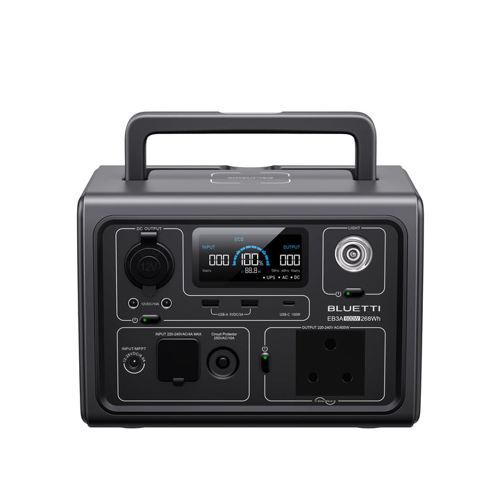 BLUETTI EB3A 600W 268Wh Portable Power Station