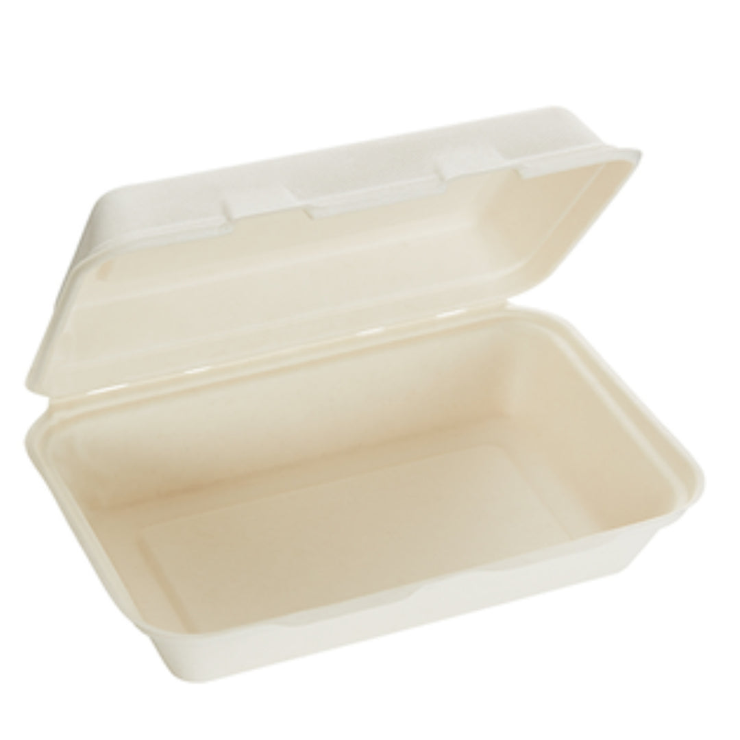 Green Home 900ml Single Compartment Sugarcane Takeaway Box