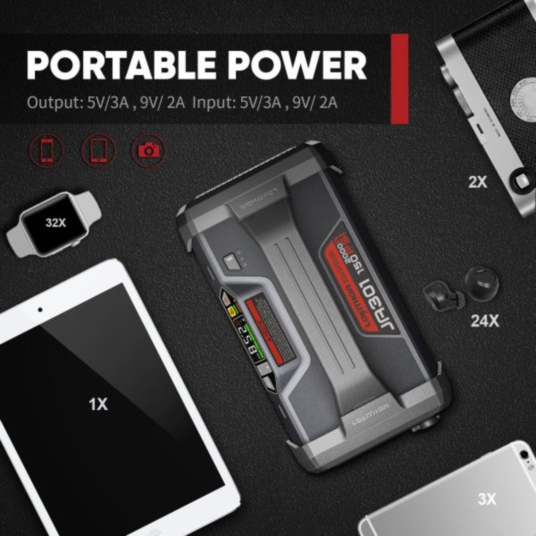 LokiThor 4 in 1 Multi-functional Jump Starter