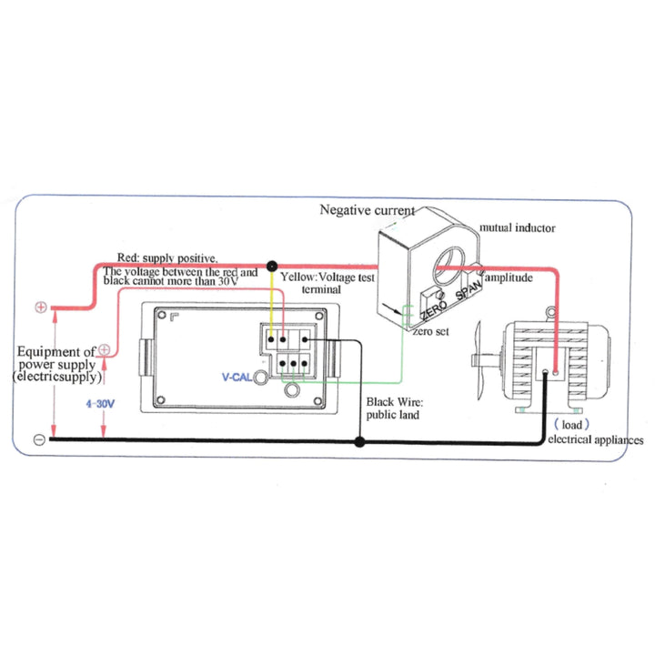 100A Digital Volt - Amp meter