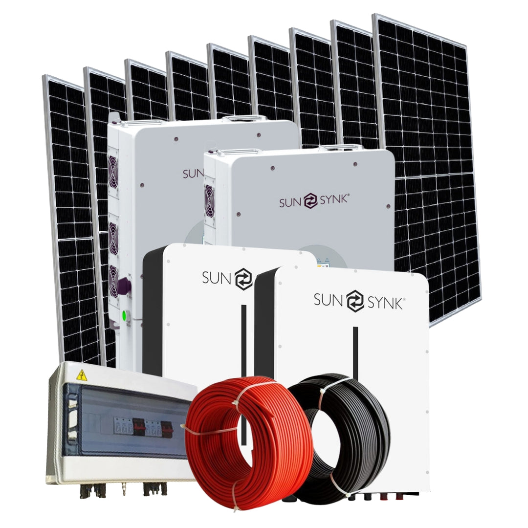 Sunsynk 8kW 10.24kWh 51.2V Self Consumption Solar Power System