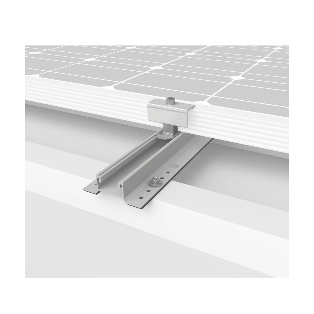 K2-Systems IBR Roof MiniRail MK2 5 Panel Roof Mounting System