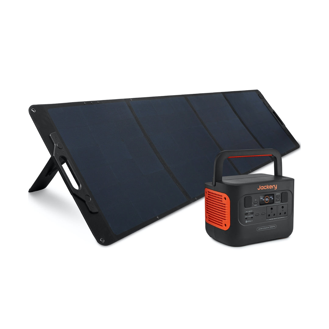 Jackery Explorer 1000 and EvoCharge 200W Pro Solar Panel Combo