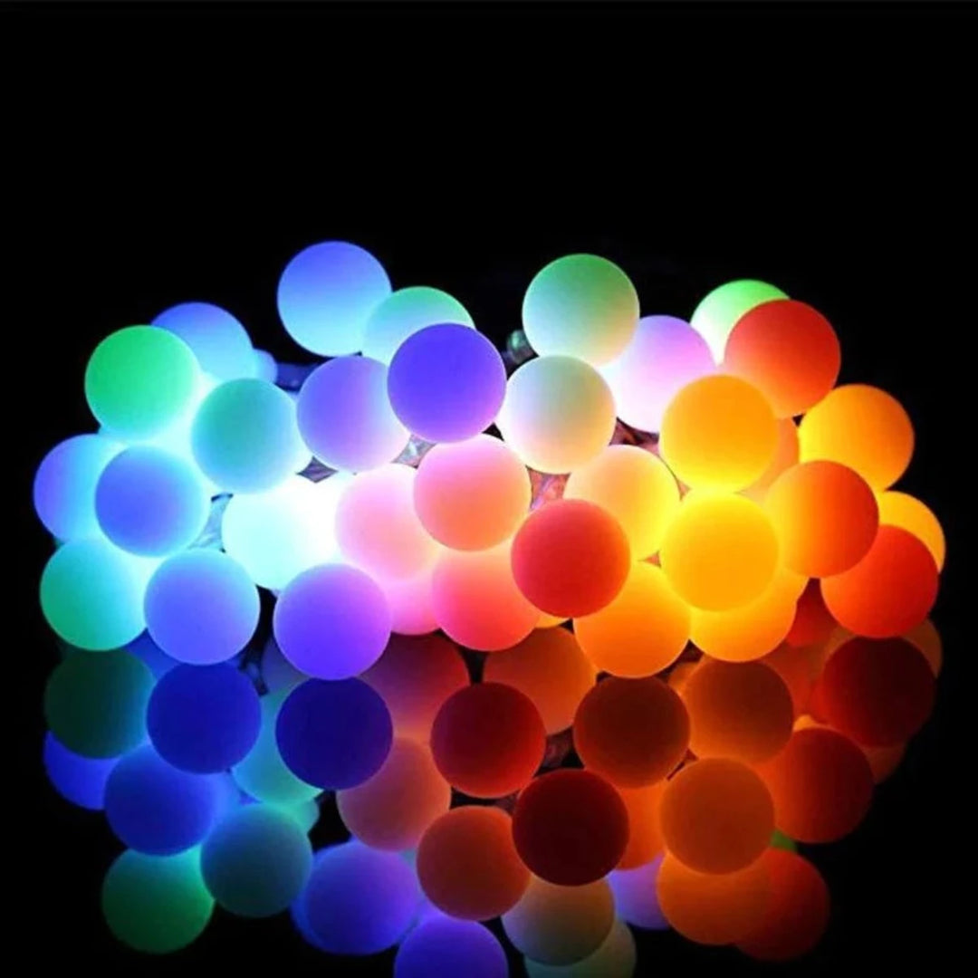 Litehouse Solar LED Bubble Ball Multicolour Fairy Lights