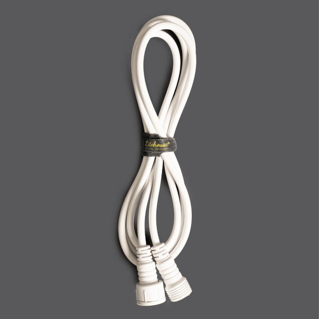 Litehouse 220V White Festoon Extension Cord