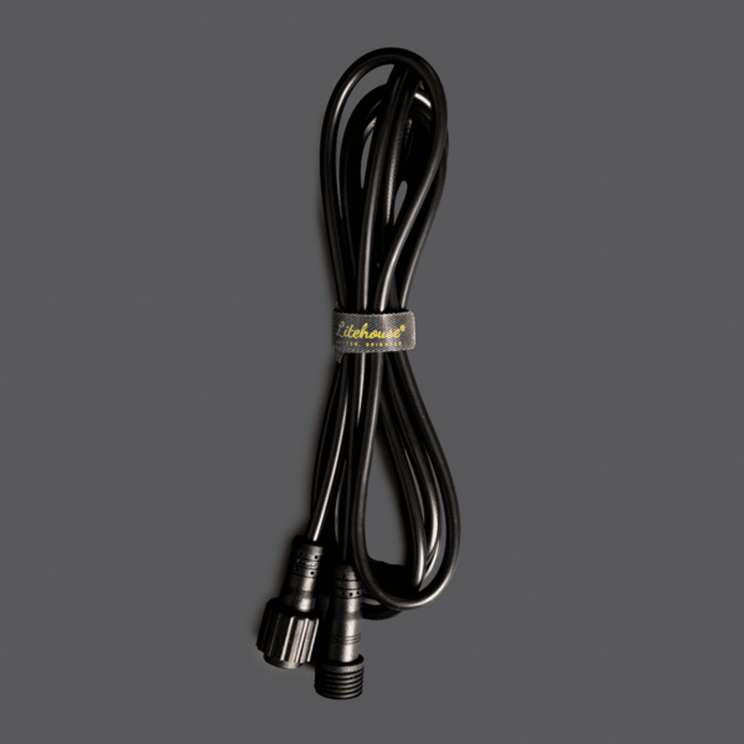 Litehouse 5V Black Solar Festoon Extension Cord