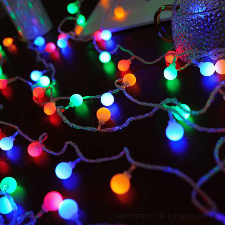 Litehouse LED Bubble Ball Colourful Fairy Lights