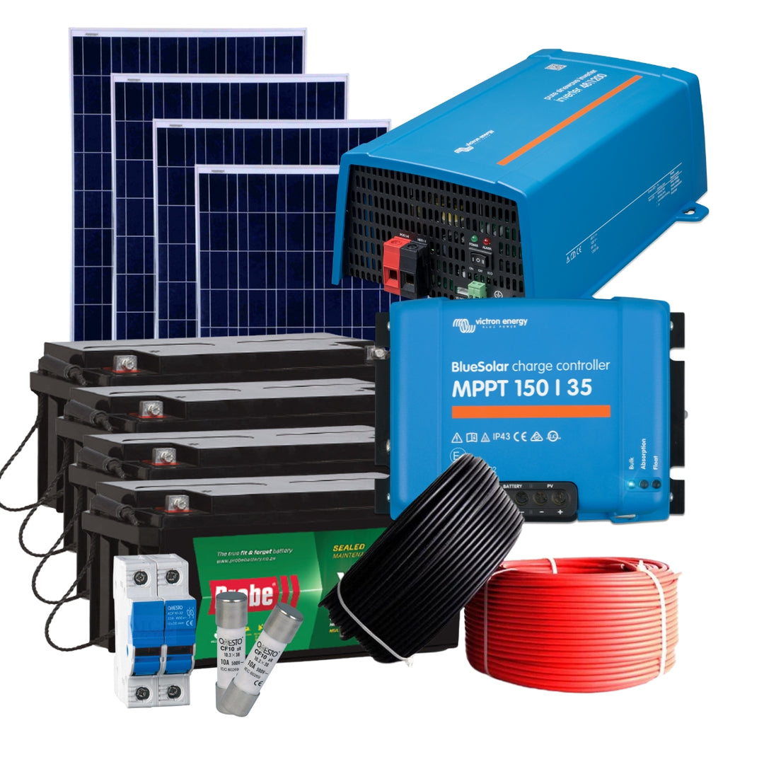 Sustainable.co.za Solar Power Kit Twelve 6kWh