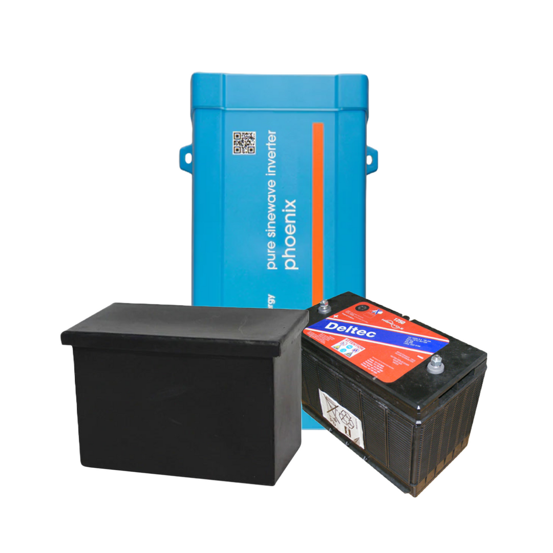 Sustainable 400W Power Box with Lead Acid Battery