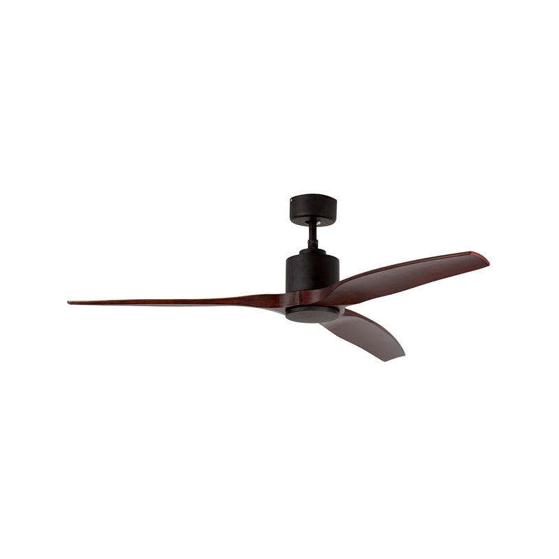 Eurolux F78DW 3 Blade 28W Dark Wood and Satin Chrome Fan - Sustainable.co.za