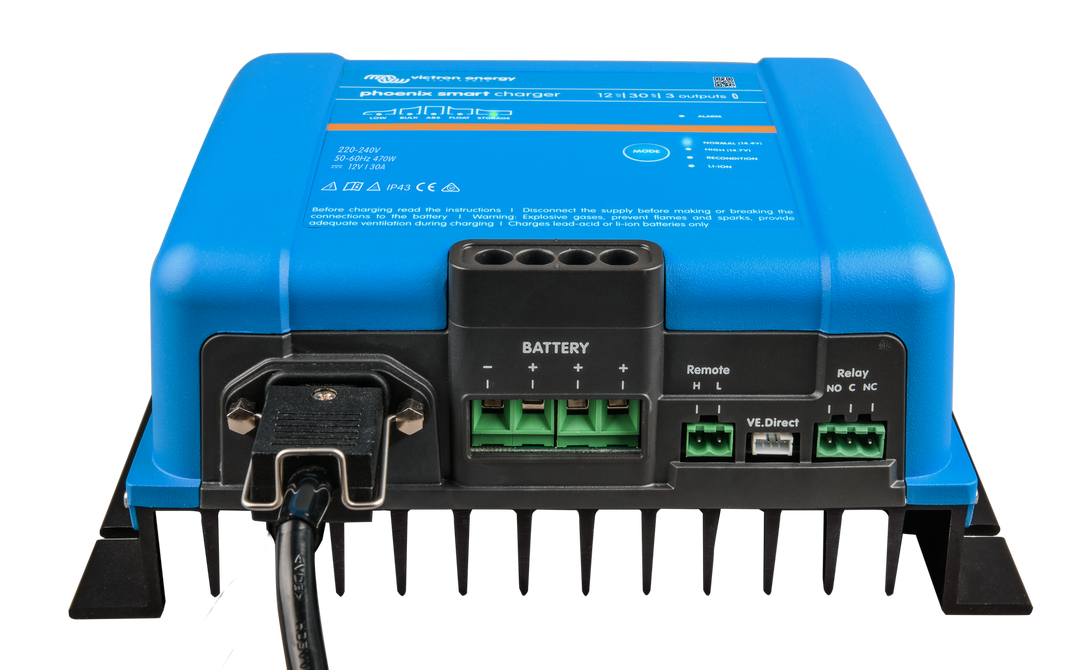 Victron Phoenix Smart IP43 24/16 16A 24V  - 2 Output Battery Charger - Sustainable.co.za